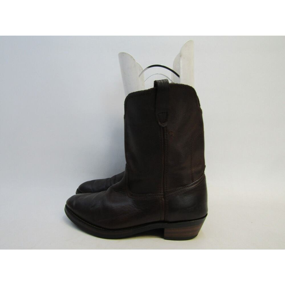 Ad tec Mens Size 12 M Brown Leather Cowboy Western Boots